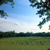 A view of the driving range at Sienna Plantation Golf Club