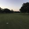 An evening view of a fairway at Harlingen Country Club.