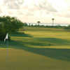 A view of a green at South Padre Island Golf Club