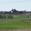 A view of a tee at Hidden Hills Golf Course.
