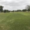 A view of a fairway at Plainview Country Club.
