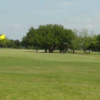 A sunny day view of a hole at Lake Waco Country Club.