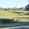 A sunny day view of a hole at High Meadow Ranch Golf Club.