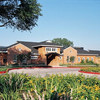 A view of the clubhouse at Pecan Valley Golf Club