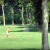 A view of a tee at Keeton Park Golf Course.