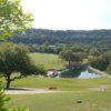 A sunny day view from a tee at River Place Country Club.