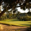 A sunny day view of a hole at Fazio Canyons Course from Omni Barton Creek Resort.