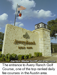Avery Ranch Golf Course - Entrance
