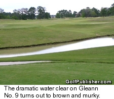 Gleannloch Farms Golf Club - Gleann No. 9 water - Houston, Texas golf course