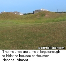 Houston National Golf Club - Texas course - mounds