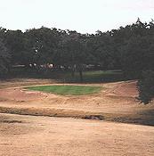 The par-3 No. 5, which measures 188 yards and features Harvey Penick's former home directly behind the tee